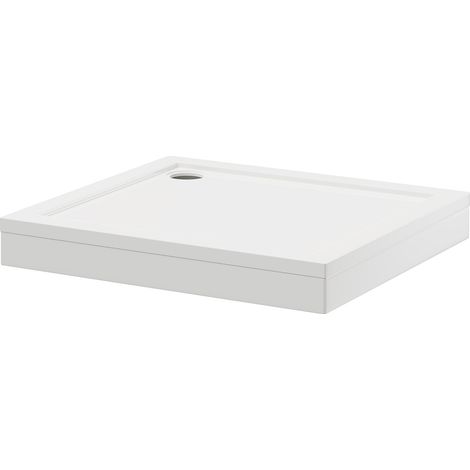 Pearlstone 1000mm x 900mm x 40mm Rectangular Shower Tray and Plinth (1/4)