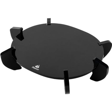 Kompatibel mit Sonos Move Halterung, Tischhalterung, Sonos Move Ständerzubehör mit integriertem Kabelmanagement, Smart Home Lautsprecherzubehör-Rack (Sonos Move, Schwarz) 1 Stück (1/5)