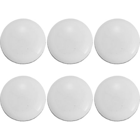 Lot de 6 attaches magnétiques pour rideau de douche, poids pour rideau de douche de salle de bain, maison ou hôtel, accessoires de fixation sécurisés, blanc (1/5)