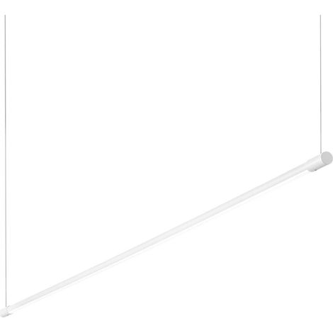 Sospensione Industrial-Minimal Yoko Alluminio-Plastiche Bianco Led 16W 3000K