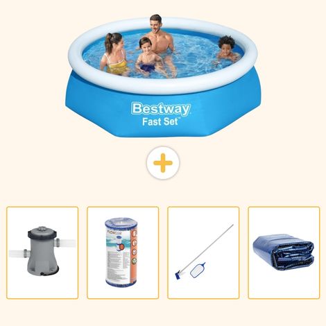 Bestway Bestway Fast Set Ronde - 244x61 cm - 5-pièces S194 (1/5)