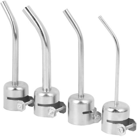 Bocchetta per pistola ad aria calda, bocchetta estesa angolata, accessori universali per saldatura in lega di alluminio per modelli di pistole ad aria calda 850, 850A, 852, 852D, 852D+ e 950 (1/5)