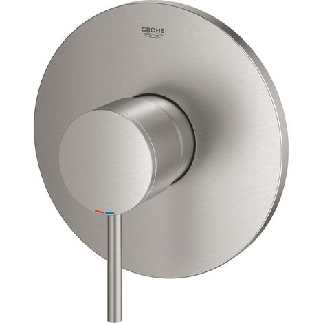 GROHE Einhand-Brausebatterie Atrio 24065_3, Fertigmontageset für Rapido SmartBox, supersteel (1/5)