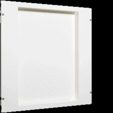 Plastron.evo,pour coffret métallique,creusé,600x600mm - HAGER UC293