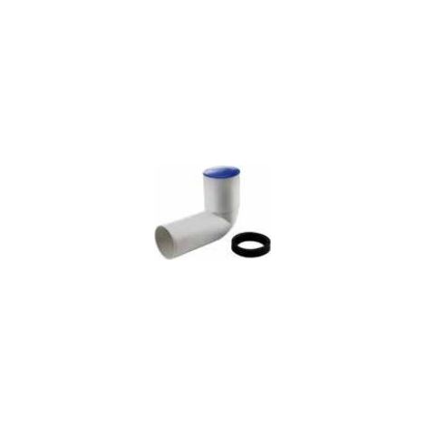 Curva wc prolungate con guarnizione e tappo htsbl 90 - wavin (1/3)