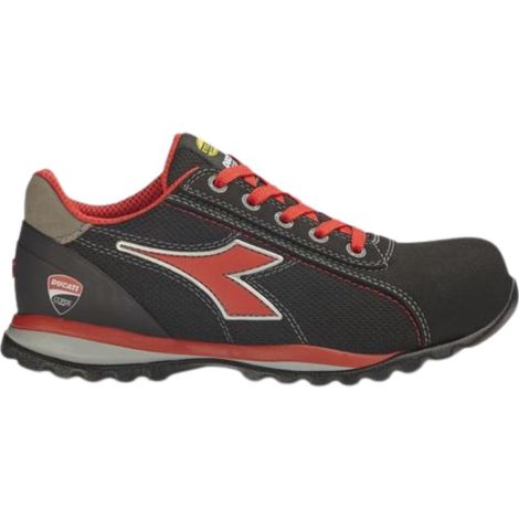 Chaussures de travail basses noir/rouge DIADORA DUCATI GLOVE MONSTER LOW S1PS FO HRO - 182049C1462 39 (1/5)