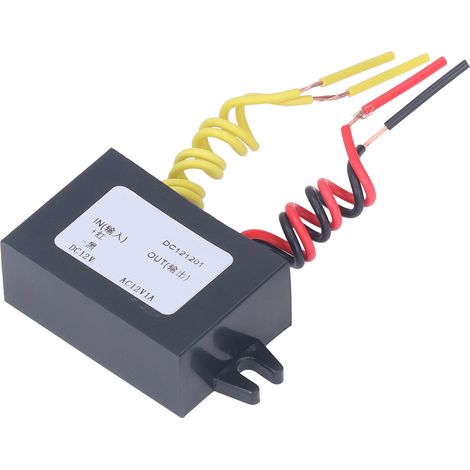Convertisseur de puissance CC vers CA 1A, régulateur de tension étanche IP67 adapté aux équipements électriques (DC12V-AC12V). (1/5)