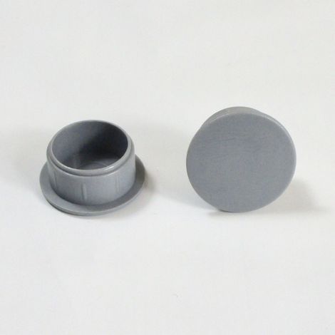 Ajile - Bouchon Obturateur en Plastique Diamètre 17 mm Coloris GRIS