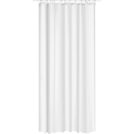 Five Simply Smart – Rideau de douche Eva 180 x 200 cm – En EVA résistant à l'eau – Protection contre éclaboussures – Design esthétique moderne