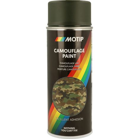 Bombe de peinture de camouflage - vert bronze - Motip