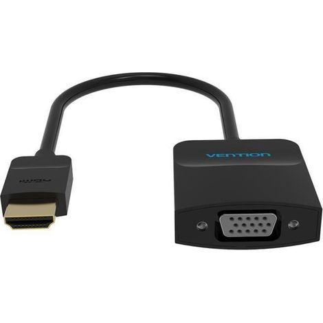 1080P HDMI Vers VGA Adaptateur Digital HDMI Convertisseur Cable Pour XBOX PS3 HDTV PC NOIR (1/3)