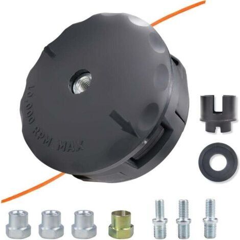 Brushcutter Cutting Head for Tap And Go System M10 X 1 25 Universal Line Spool