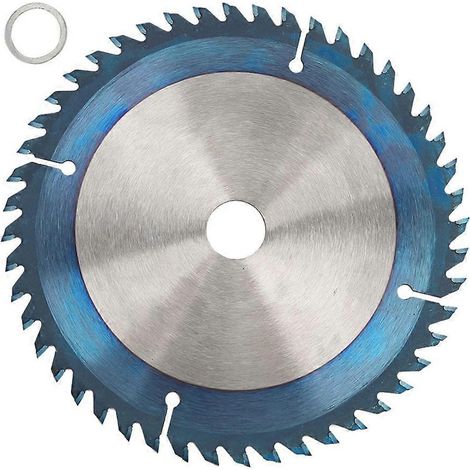 Kreissägeblatt mit blauer Beschichtung, Holztrennscheibe für Winkelschleifer (1601,82048T)
