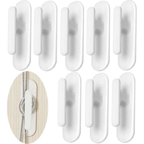 8pcs-embrasses De Rideaux Crochets Dcoratifs En Cristal Pour Fentre Rideaux Crochet De Rideau Fixer Au Mur Crochets (1/5)