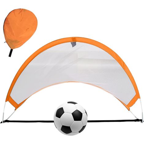But de football pliable, but de football portable, filet d'entraînement portable avec sac de transport pour les matchs de sport en extérieur (1/5)