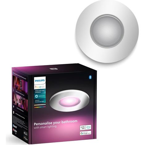 Philips Hue White & Color Ambiance Xamento Einbauspot Silber 1x4.2W