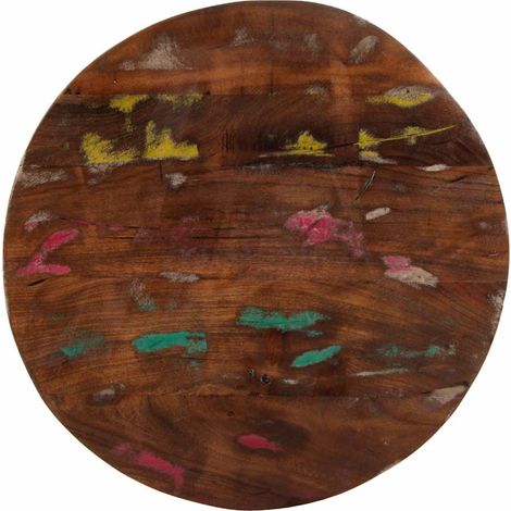 Dessus de table Dessus de bureau Plateau de table Ø 40x2,5 cm rond bois massif de récupération