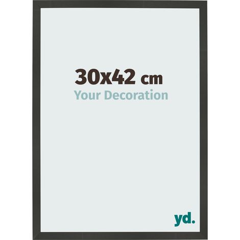 yd. - Cadre photo 30x42 - Anthracite - MDF - Bologna (1/5)