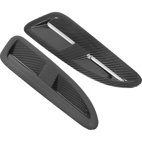 Carbon Fiber Hood Vent Trim, 2 Pieces, Replacement Air Outlet Cover for Jaguar XK8 XKR (1/5)