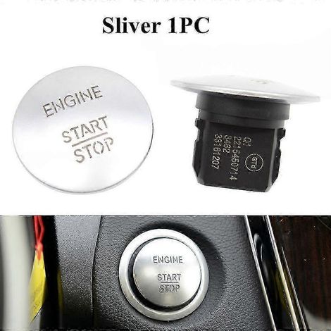 JIAJIEFANG Mercedes Keyless Start Button für Motorzündung Kompatibel mit W205 W212 W164 W166 W221 (2215450714) (1/3)