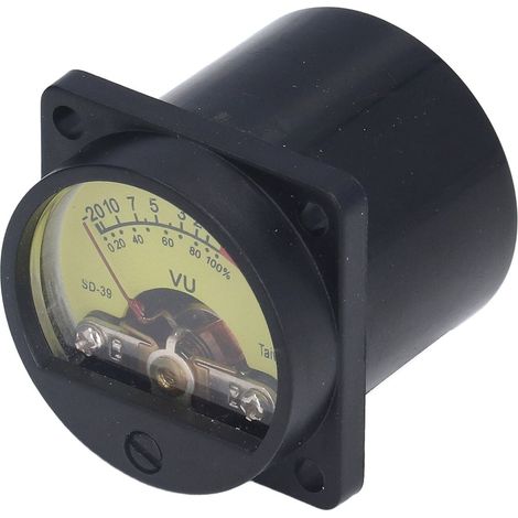 Vibrations- und statisch resistenter VU-Meter-Lautstärkemesser mit Hintergrundbeleuchtung für Tonstudios und Heimlautsprecher, 50 mA, 12 V (1/5)