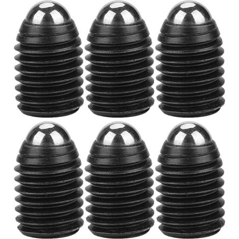 Packung mit 10 Kugelgelenken aus Kohlenstoffstahl, M12-Sechskantgewinde, Befestigungsschrauben, Kugelgelenk aus Kohlenstoffstahl (M12 x 16)