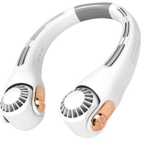 Ventilateur cou rechargeable - 1 pièce, 3 vitesses réglables - Portable pour travail Cuneary (1/3)