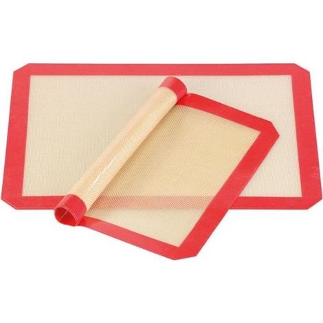 Tapis de cuisson - ROSENSTEIN & SOHNE - 30 x 40 cm - Silicone sans BPA - Résistant à 260°C - Antiadhésif