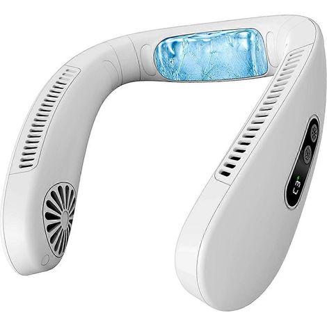 Nackenventilator, Nackenklimaanlage, tragbarer 2-in-1-Nackenventilator (1/5)