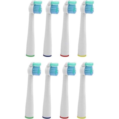 Lot de 8 têtes de remplacement pour brosse à dents électrique Sensiflex, by ® (1/5)