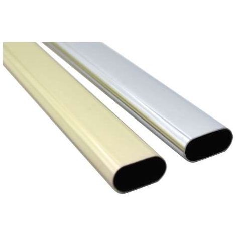 Tubo Ovale Ottonato Misura Mm.15X30 Mt.1