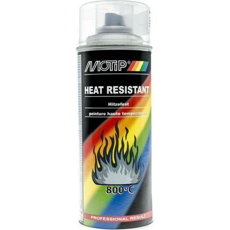 Vernice speciale motoculture vetro alluminio BLANC Haute temperatura - spray 400ml