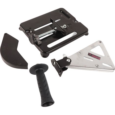 Support pour meuleuse d'angle, table de conversion multifonctionnelle, scie circulaire, machine de coupe, support pour meuleuse manuelle 9094B (base en fer et fer forgé) (1/5)