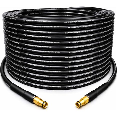 Tuyau universel de nettoyage pour tuyaux Kärcher K2 K3 K4 K5 K6 K7 HD HDS, tuyau haute pression de 60 °C, tuyau haute pression, tuyau de rechange haute pression (1/5)