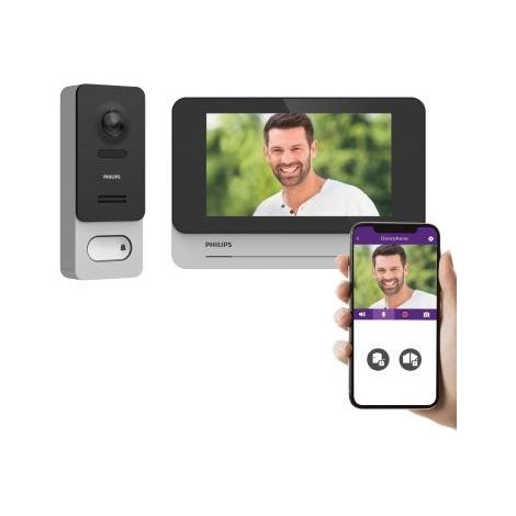 Videocitofono senza fili connesso batterie WIFI 350 metri Philips (1/2)