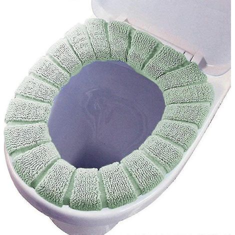 4 pièces Siège de toilette chauffant Siège de toilette chauffant Housse de siège de toilette (1/5)