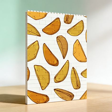 Cadre romantique en briques, cadeau pour saint valentin (1/5)