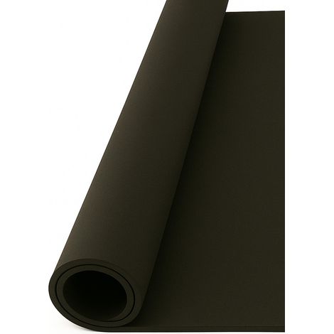IBEROGARDEN  PAVIMENTO DEPORTIVO NEGRO  PARA GIMNASIOS  4 mm DE GROSOR  CALIDAD PREMIUM METRO LINEAL (1/5)