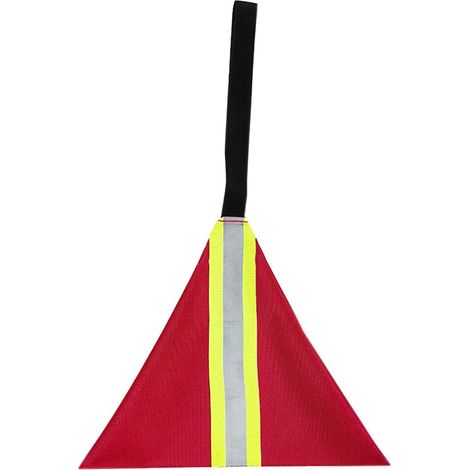 Anhängerflagge Warnschild Halterung reflektierend Reflektierende Sicherheitsflaggen mit hoher Sichtbarkeit zum Abschleppen, Outdoor-Sport, Marine, Boot, Reisen, LKW (1/5)
