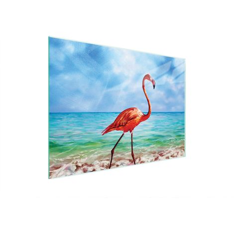 TAGLIERE IN VETRO 40x30 FLAMINGO (1/5)