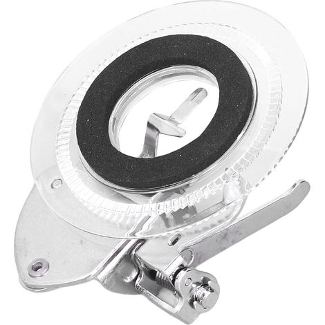 Pied presseur à disque texturé léger et multifonctionnel pour la broderie sur la plupart des machines à coudre domestiques (1/5)