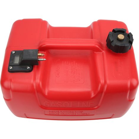 12-Liter-Bootskraftstofftank, großer tragbarer Außenbordmotor-Kraftstofftank mit Zufuhrschlauch für kleine Yachten (1/5)