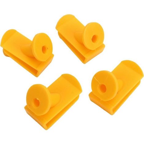 Lntyq Clips de Sous-plateau Jaunes, 8 Pièces, Clip à Vis de Base de Moteur pour Modèles Smart Fortwo W450 W451 (1/4)
