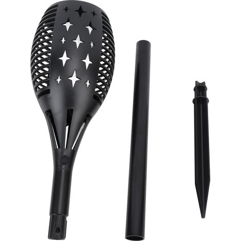 Lampe torche solaire à 96 led, lampe décorative avec insertion au sol, étanche IP65, paysage pour jardin et Camping en plein air