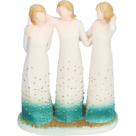 Handbemalte Schwesternfigur aus Kunstharz – Kreative Schreibtischdekoration, originelles Geschenk fürs Schlafzimmer (1/5)