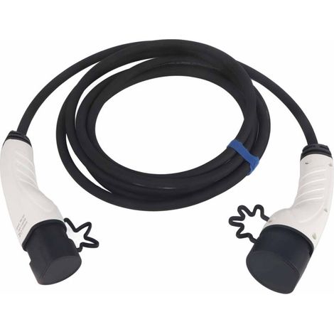 EV Charging Cable 415V Type 2 to Type 2, 5 Metres, 3-Phase IEC 62196-2 Electric Car Charging Plug, Replacement for Electric Cars (1/5)