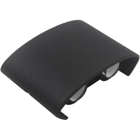 Applique murale moderne LED 4 W  pour allée nordique étanche pour extérieur, chevet, couloir, balcon, cour, escalier, Lumière Blanc Chaud 3000K (1/5)