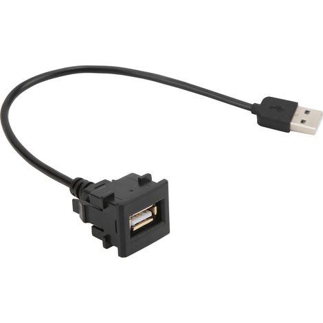 Rallonge de prise USB pour voiture, câble mâle-femelle, protection multiple, entrée 12 V-30 V, compatible Camry et Prius (1/5)