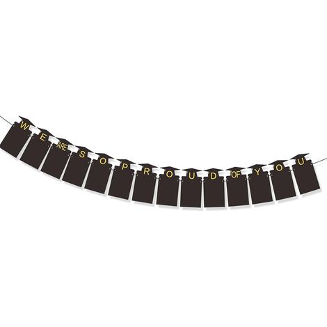 Cadre photo à suspendre pour fête de remise de diplôme, décoration à suspendre pour cérémonie d'étudiant de 12e année (1/5)
