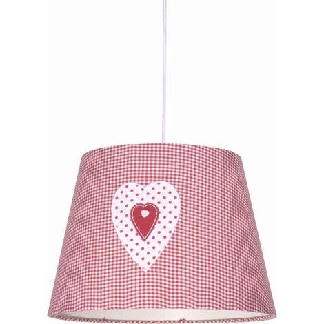 Lampada a sospensione Candellux Sweet bianco/rosa Ø35 (1/2)
